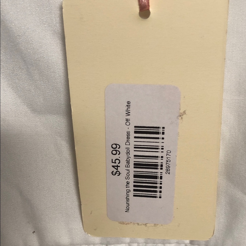 NWT Entro White Ruffle Tiered Babydoll Sundress - Picture 4 of 8